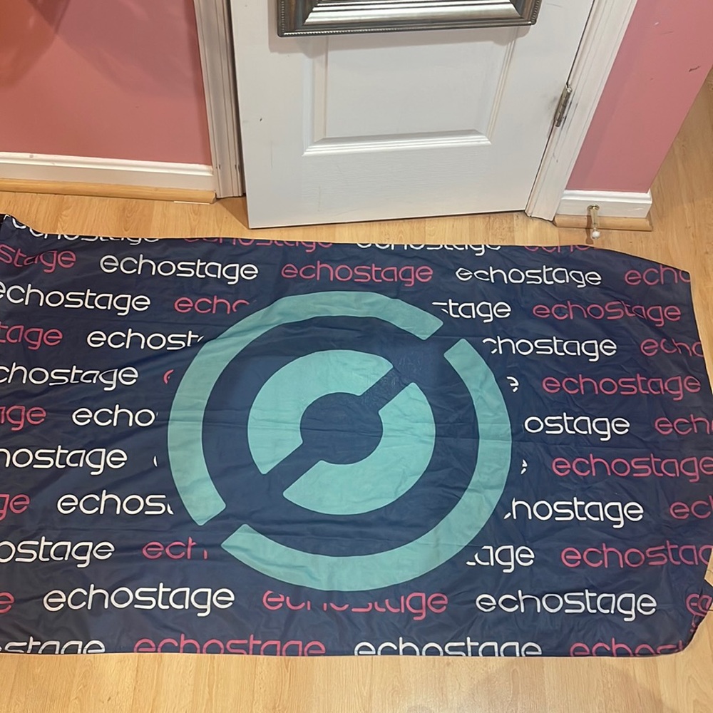 Echostage Blue Moonrise Flag DC